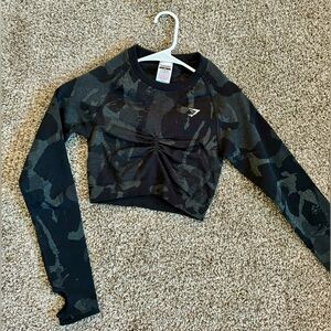 Gymshark Adapt Camo Seamless Crop Top